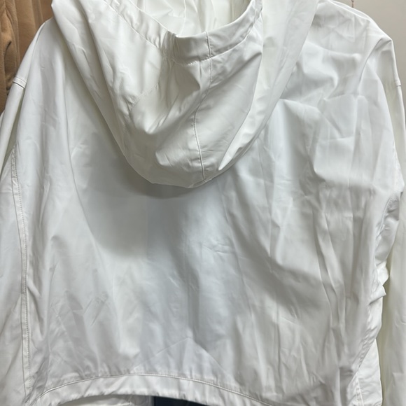 DIASHINY Fall Hooded Loose Jacket For Women, Zip Up Rain Coat Windbreaker - Picture 7 of 7